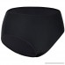 Hilor Women's UPF 50+ High Waisted Bikini Briefs Basic Solid Color Swim Bottom Tankini Shorts Black B071CQK6M2